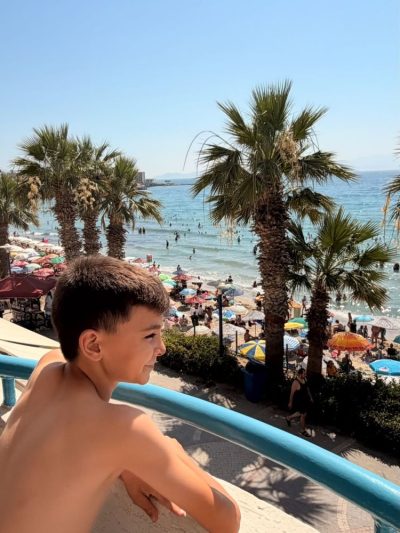 Kusadası Kadınlar Plajı в июле — фото погоды (2026-07-18)