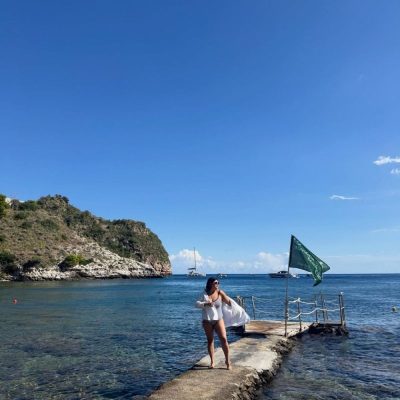 Taormina IsolaBella в январе — фото погоды (2026-01-18)