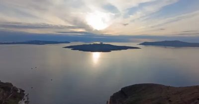 Santorini Caldera, Thìra, Greece в январе — фото погоды (2026-01-16)