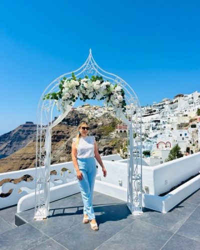 Santorini Caldera, Thìra, Greece в июне — фото погоды (2026-06-06)
