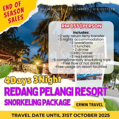 Redang Pelangi Resort — фото погоды в сентябре (2025-09-26)