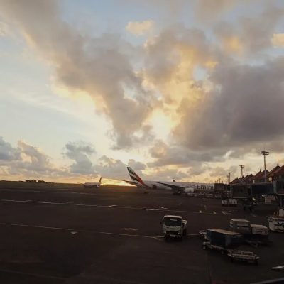 Densapar, Bali Airport в феврале — фото погоды (2026-02-03)