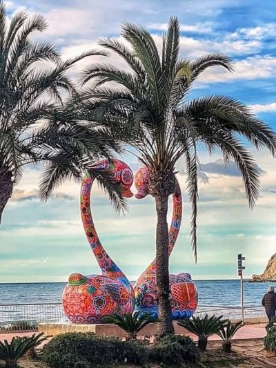 Poniente Beach Benidorm в январе — фото погоды (2026-01-31)