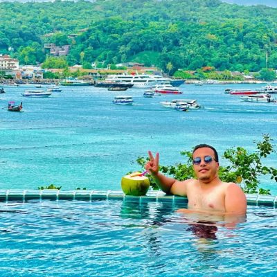อ่าวปิเละลากูน Pileh Lagoon, Phi-Phi Island в феврале — фото погоды (2026-02-01)