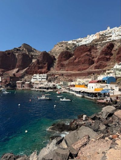 Bay Of Ammoudi, Santorini Greece в августе — фото погоды (2025-08-10)