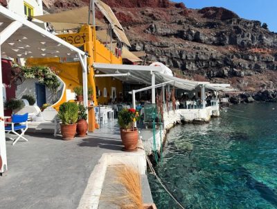 Bay Of Ammoudi, Santorini Greece в августе — фото погоды (2025-08-13)
