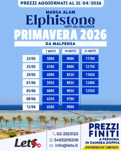Blend Elphistone Resort — фото погоды в апреле (2026-04-21)