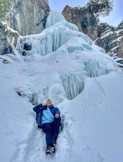 Баритовый водопад в январе — фото погоды (2026-01-05)