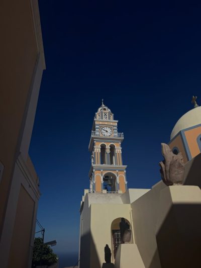 Santorin, Grèce в июле — фото погоды (2026-07-08)