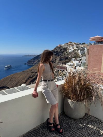 Santorin, Grèce в июле — фото погоды (2026-07-16)