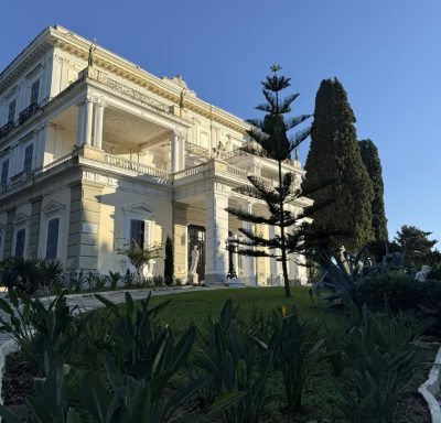 Achillion Palace, Corfu в декабре — фото погоды (2025-12-09)