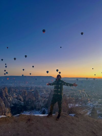 Göreme Seyir Tepesi в январе — фото погоды (2026-01-27)