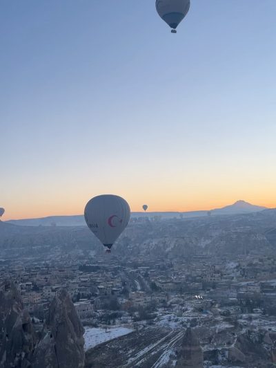 Göreme Seyir Tepesi в январе — фото погоды (2026-01-27)