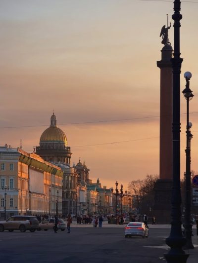 Palace Square — фото погоды в марте (2026-03-27)