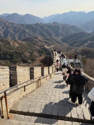 Great Wall of China at Badaling в феврале — фото погоды (2026-02-01)