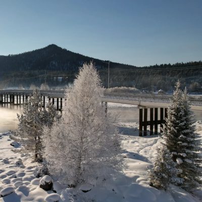 Телецкое озеро в январе — фото погоды (2025-01-02)