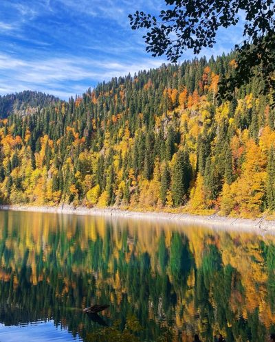 Lake Smaller Ritsa в ноябре — фото погоды (2024-11-03)