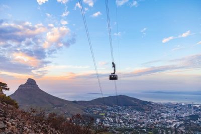 Table Mountain Aerial Cableway в январе — фото погоды (2026-01-10)