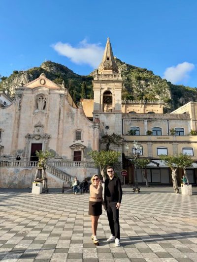 Piazza IX Aprile - Taormina в феврале — фото погоды (2026-02-14)