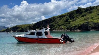 Pink beach komodo island - pulau komodo в феврале — фото погоды (2026-02-27)