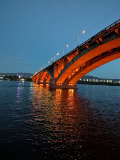 Река Енисей Красноярск мост в сентябре — фото погоды (2025-09-26)