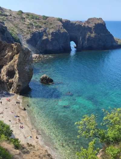 Крым, Поселок Новый Свет, Черное Море в августе — фото погоды (2025-08-19)