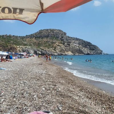 Παραλία Τραουνού (Ρόδος, Ελλάδα) - Traounou Beach (Rhodes, Greece) в августе — фото погоды (2025-08-03)