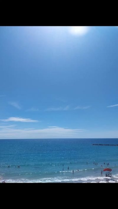 Sanremo Spiaggia Baia Greca в июле — фото погоды (2025-07-13)