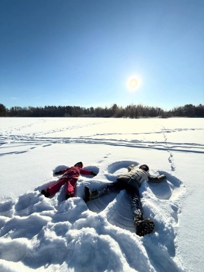 Озеро Вуокса в феврале — фото погоды (2026-02-15)