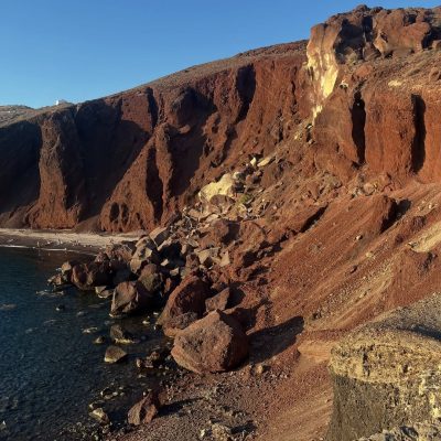 Red Sand Beach, Santorini в сентябре — фото погоды (2025-09-10)