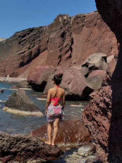 Red Sand Beach, Santorini в сентябре — фото погоды (2025-09-25)