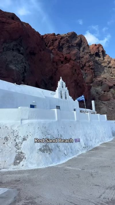Red Sand Beach, Santorini в декабре — фото погоды (2025-12-18)