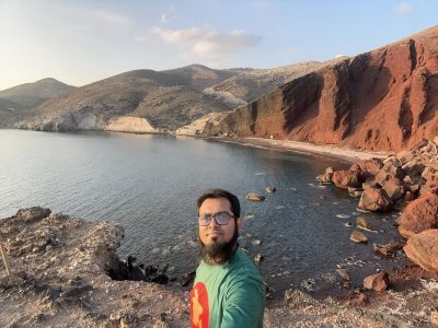 Red Sand Beach, Santorini в апреле — фото погоды (2026-04-24)