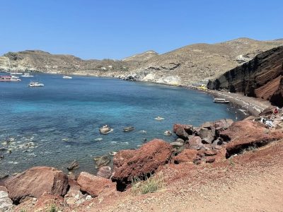 Red Sand Beach, Santorini в июне — фото погоды (2026-06-27)