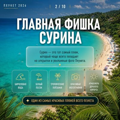 Surin Beach, Phuket Thailand в июне — фото погоды (2026-06-12)