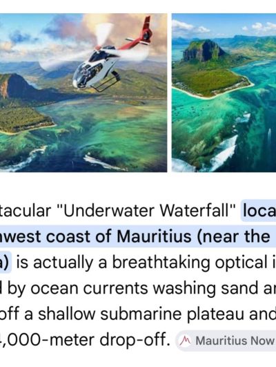 Mauritius Underwater Waterfall в мае — фото погоды (2026-05-24)