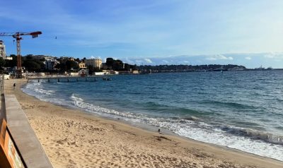 Plage de Juan-les-Pins в январе — фото погоды (2026-01-03)