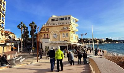 Plage de Juan-les-Pins в январе — фото погоды (2026-01-03)