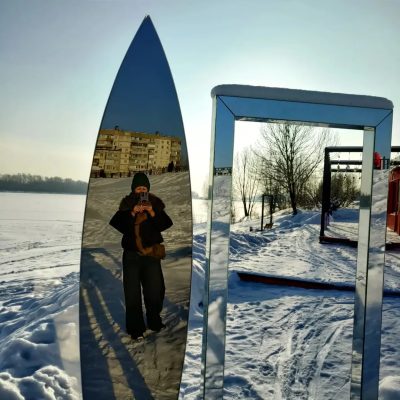 Река Бия в январе — фото погоды (2026-01-28)