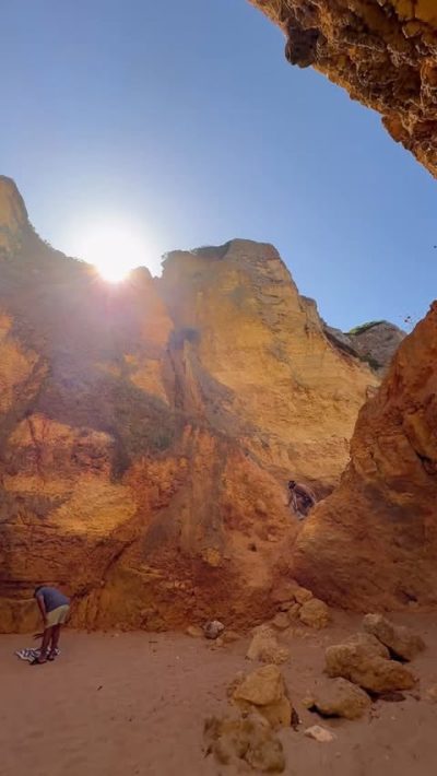 Praia De Dona Ana - Lagos, Algarve, Portugal в апреле — фото погоды (2026-04-17)