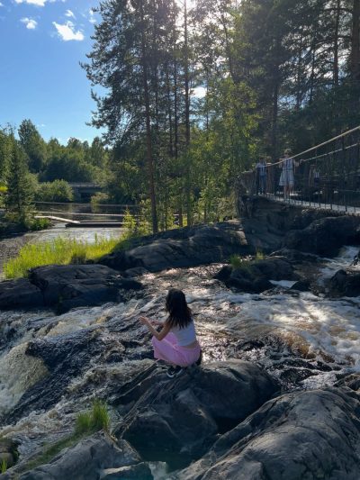 Водопады Рускеалы / Ruskeala Waterfalls в июле — фото погоды (2026-07-18)