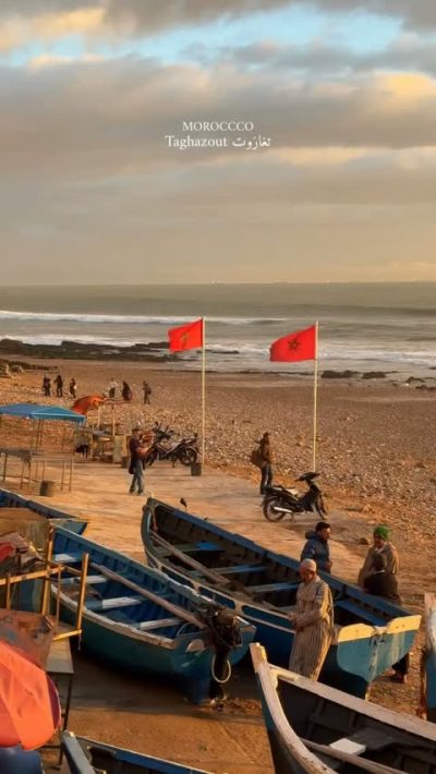 Taghazout beach в июле — фото погоды (2026-07-14)