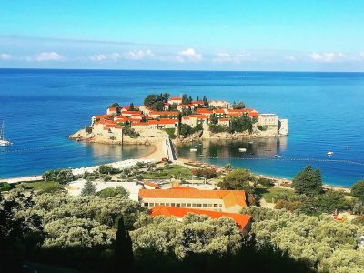 Sveti Stefan, Budva, Montenegro в августе — фото погоды (2025-08-19)