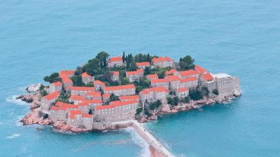 Sveti Stefan, Budva, Montenegro в январе — фото погоды (2026-01-29)