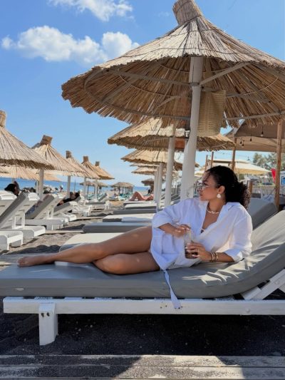 Perissa Beach Santorini в мае — фото погоды (2026-05-24)
