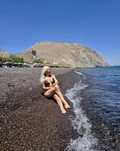 Perissa Beach Santorini в июне — фото погоды (2026-06-12)