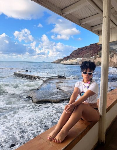 Red Beach Akrotiri в феврале — фото погоды (2026-02-02)