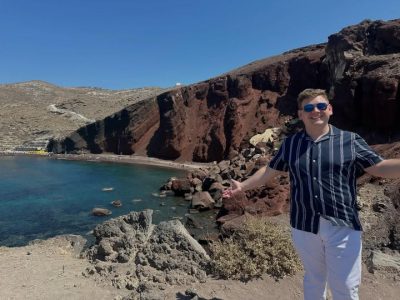 Red Beach Akrotiri в феврале — фото погоды (2026-02-11)