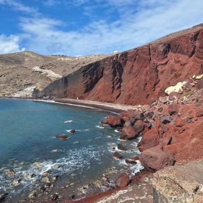 Red Beach Akrotiri в феврале — фото погоды (2026-02-13)