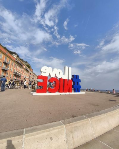 I Love Nice  Sign в июле — фото погоды (2026-07-13)